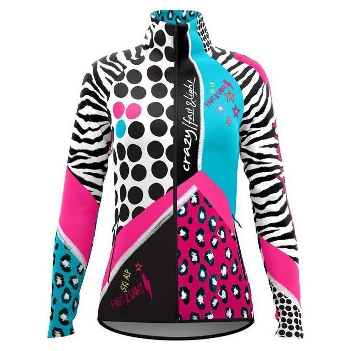 Crazy W Dixy Top Pull Winter Apparel - Winter Apparel Womens Mid Layer Top Crazy XSmall Black-Zebra