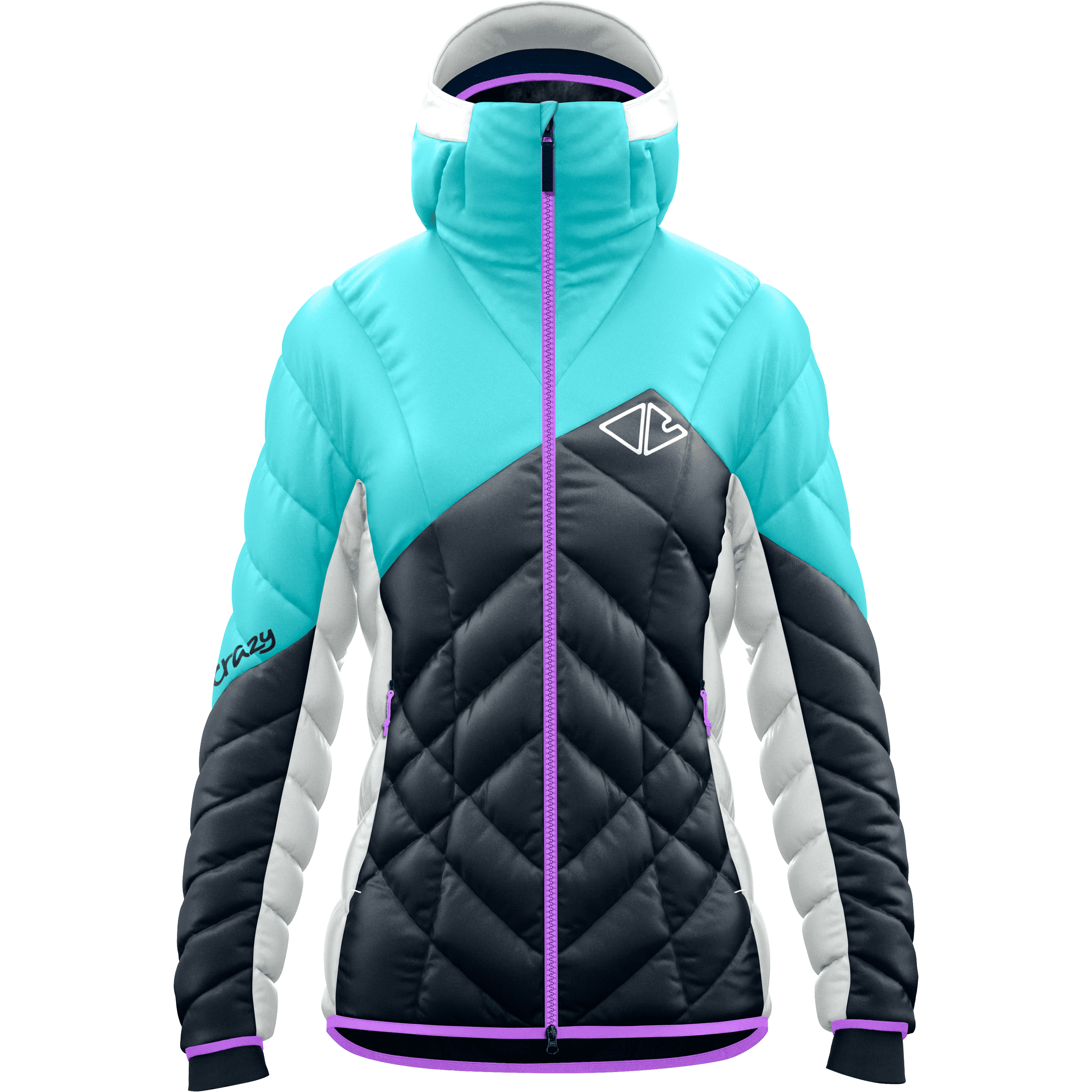 Crazy W Electra Jacket Winter Apparel - Winter Apparel Womens Insulated Top Crazy XSmall Frozen