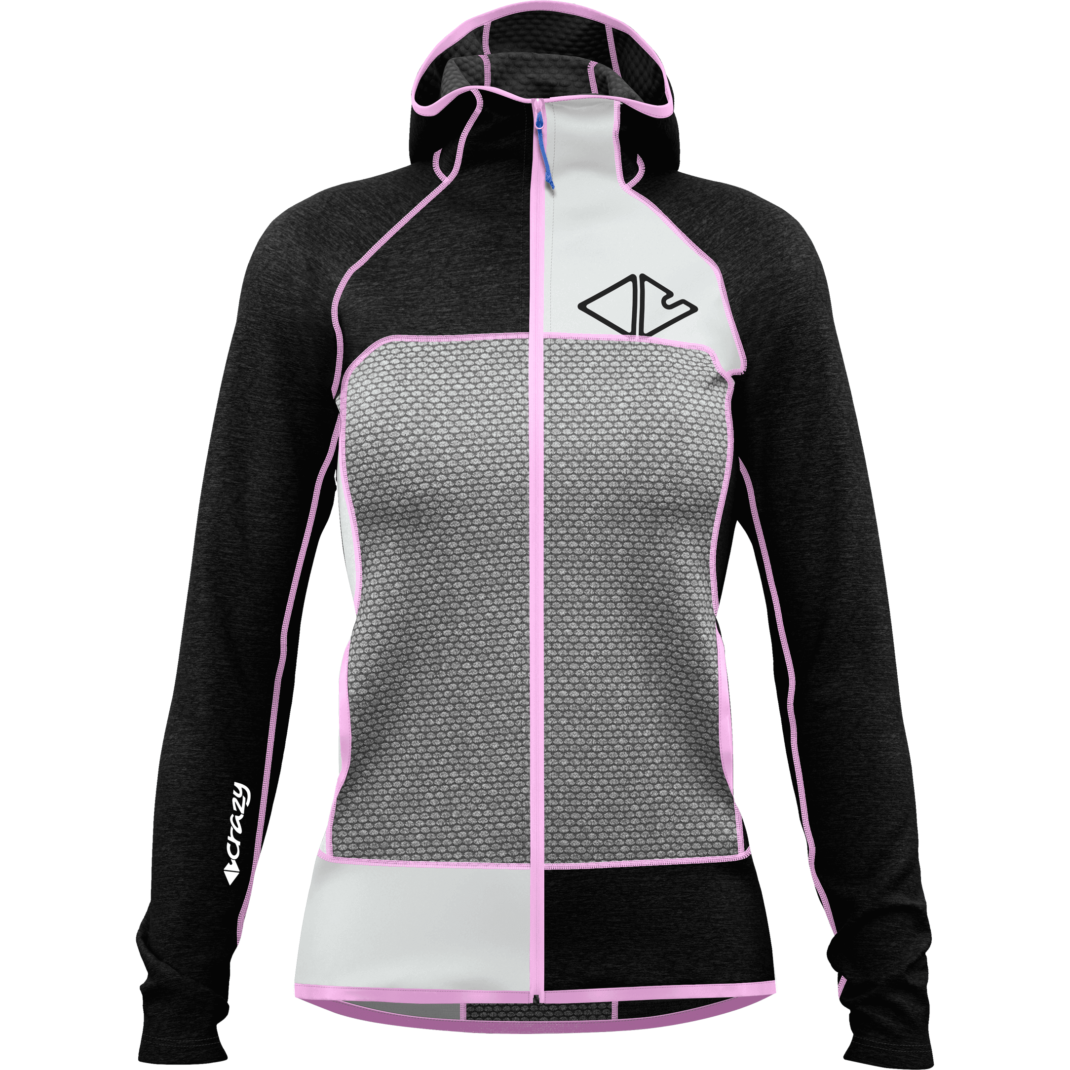 Crazy W Ionic Mid-layer Pull Winter Apparel - Winter Apparel Womens Mid Layer Top Crazy Small Aurora-Black