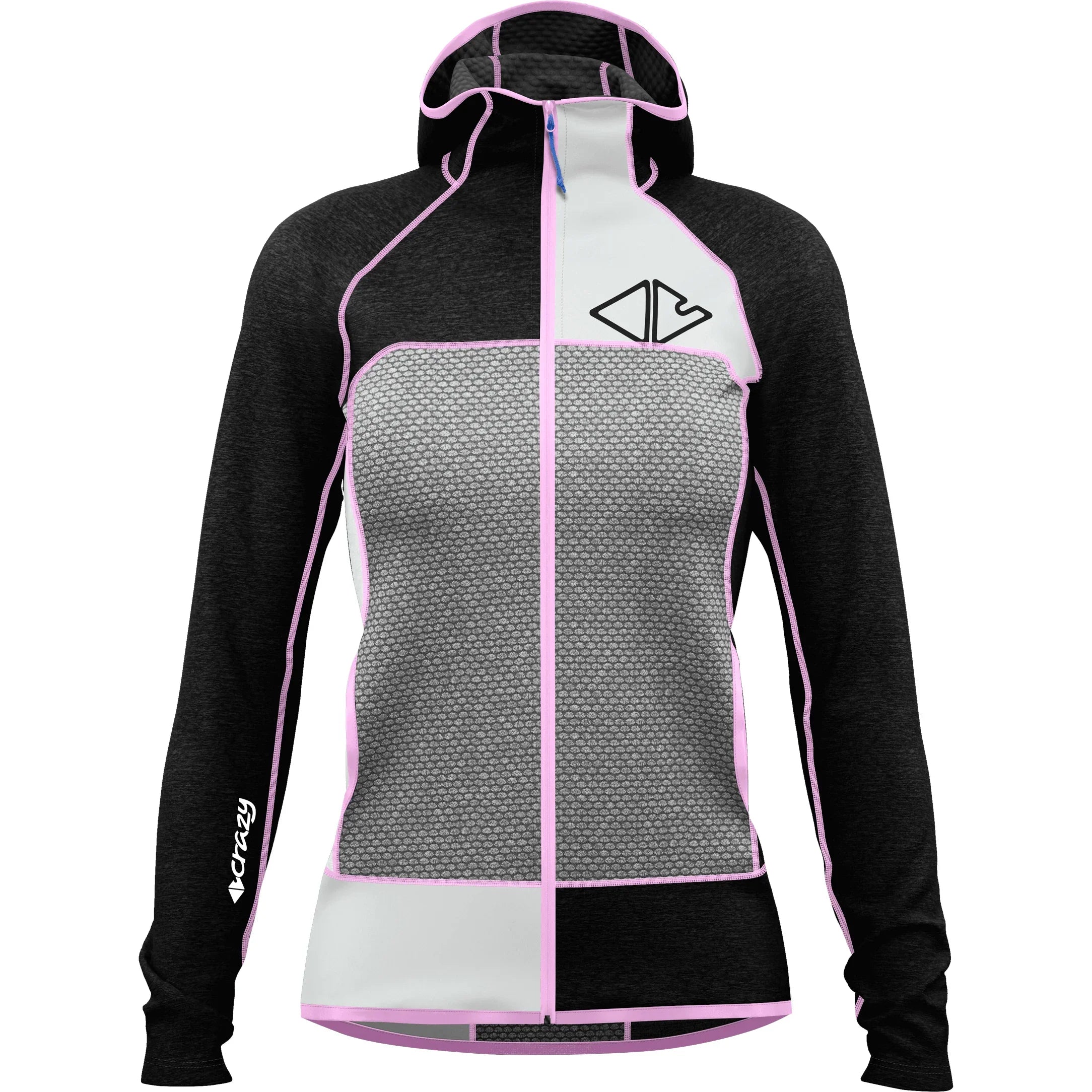 Crazy W Ionic Mid-layer Pull Winter Apparel - Winter Apparel Womens Mid Layer Top Crazy Small Aurora-Black