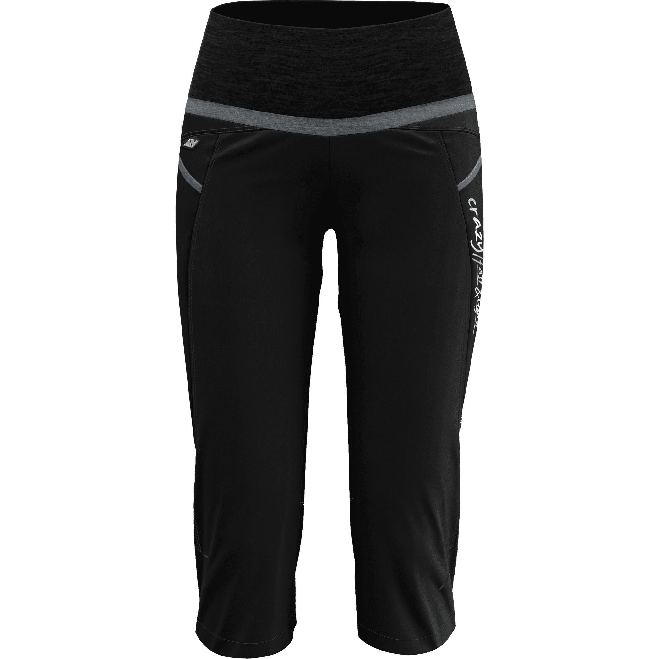 Crazy W Mid Short Exit Summer Apparel - Womens Crazy Small Black