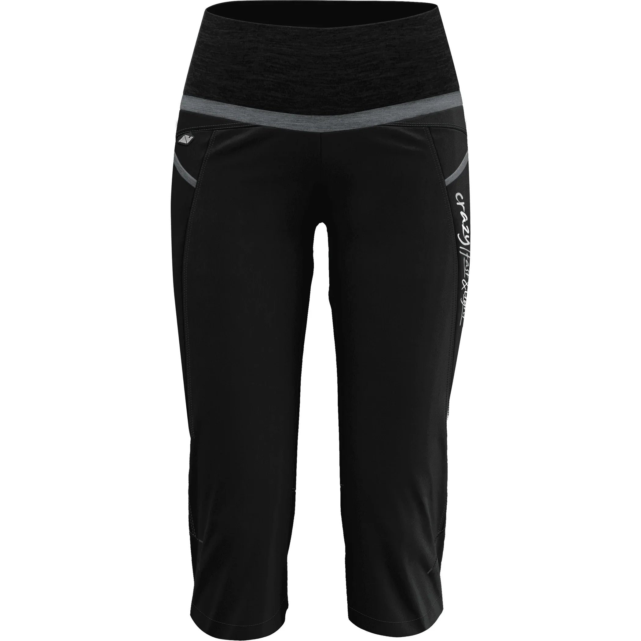 Crazy W Mid Short Exit Summer Apparel - Womens - Bottoms Crazy Small Black