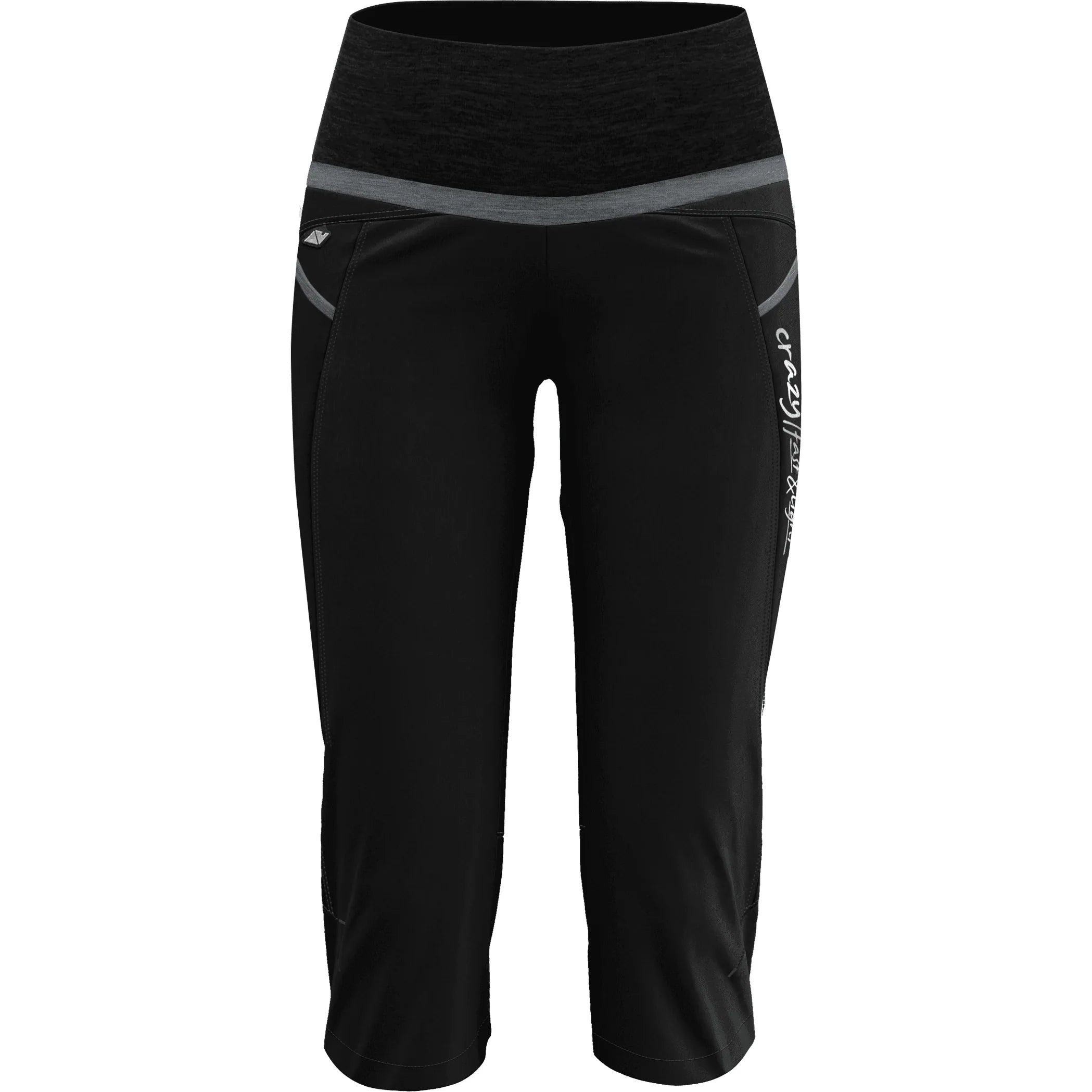 Crazy W Mid Short Exit Summer Apparel - Womens - Bottoms Crazy Small Black
