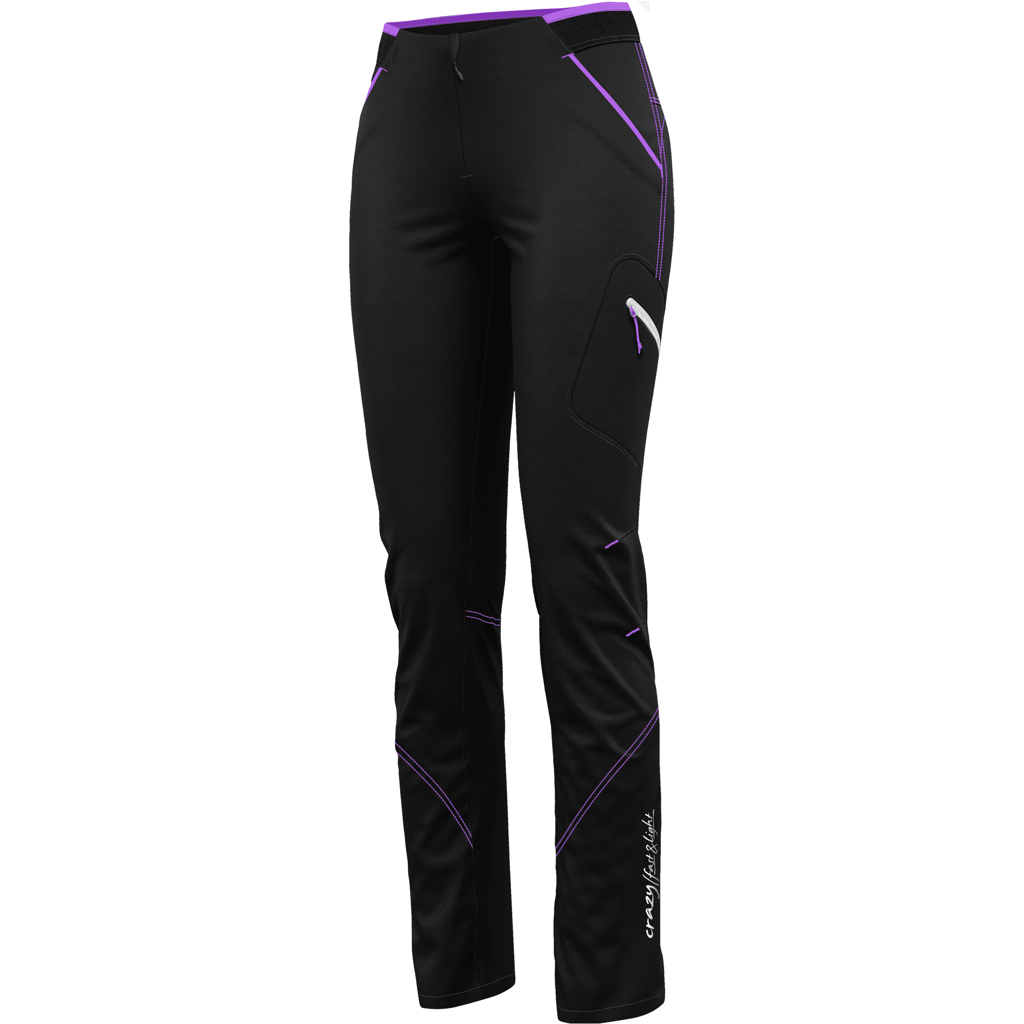 Crazy W Pant Ionic Light Summer Apparel - Womens Crazy XSmall Black-Lilla