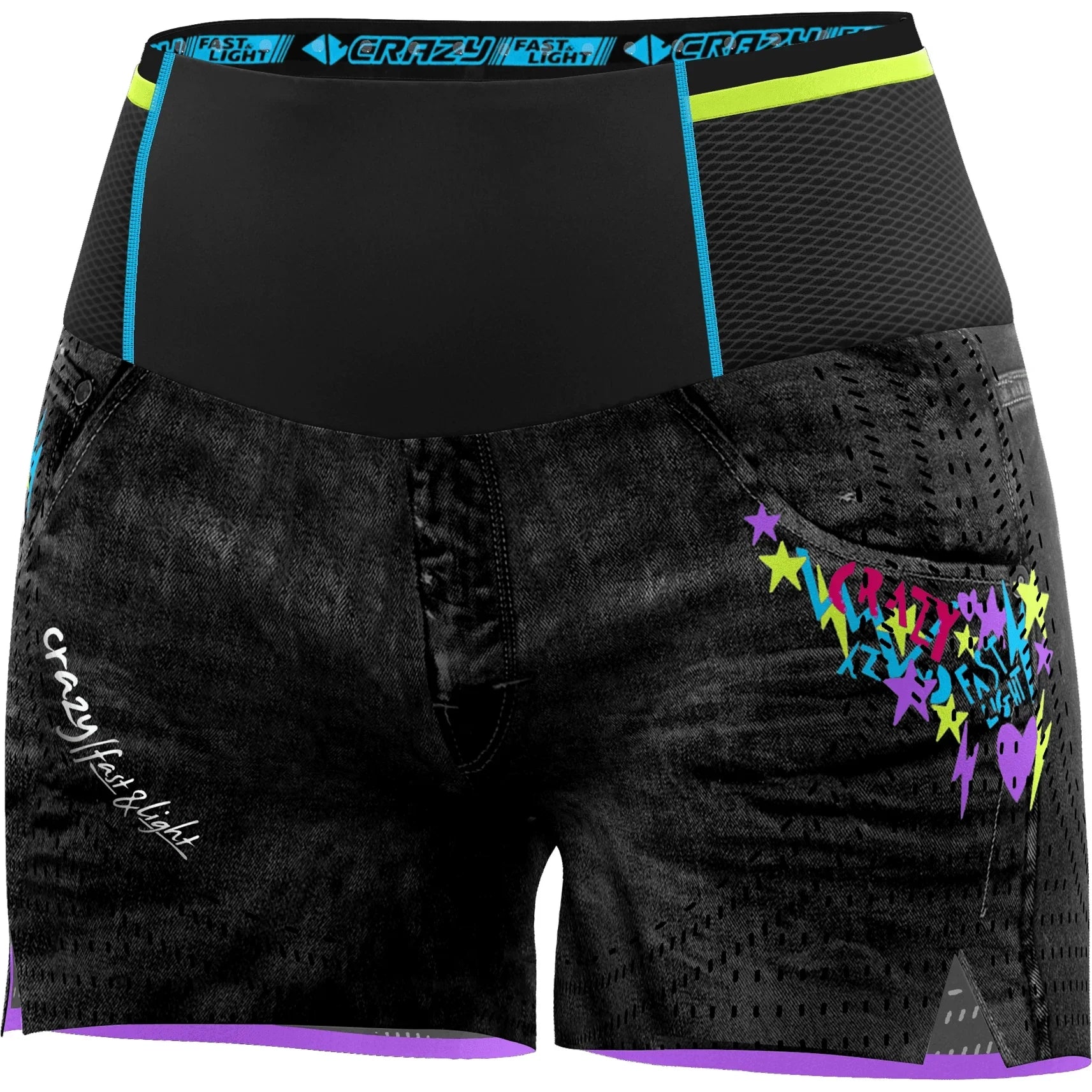 Crazy W Short Lightning Summer Apparel - Womens - Bottoms Crazy Small Fast&Light