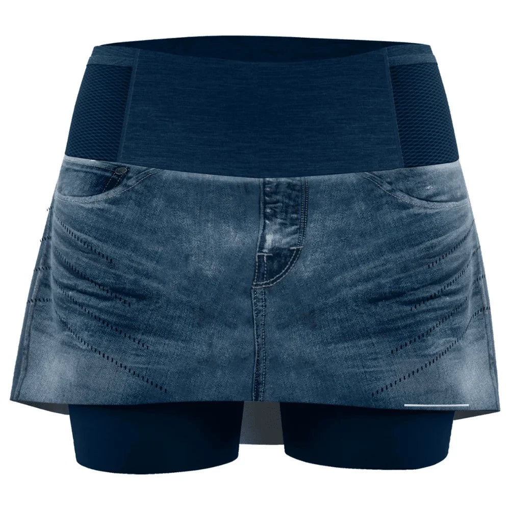 Crazy W Skort Voltage Summer Apparel - Womens - Bottoms Crazy Small Print Light Jeans