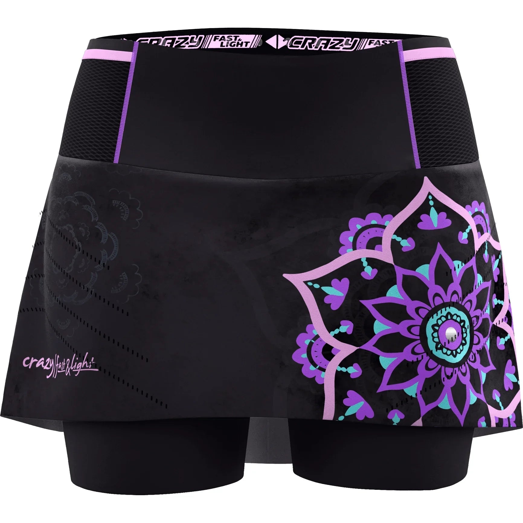 Crazy W Skort Voltage Summer Apparel - Womens - Bottoms Crazy Small Mandala
