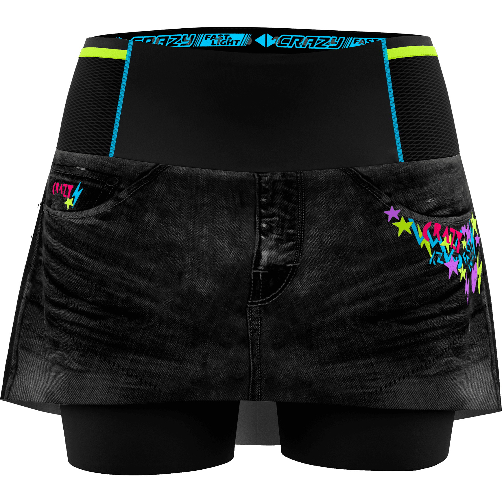 Crazy W Skort Voltage Summer Apparel - Womens Crazy Small Fast&Light