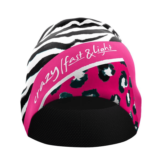Crazy W Spire Thermo Cap Winter Apparel - Hats and Beanies Crazy Small Black-Zebra