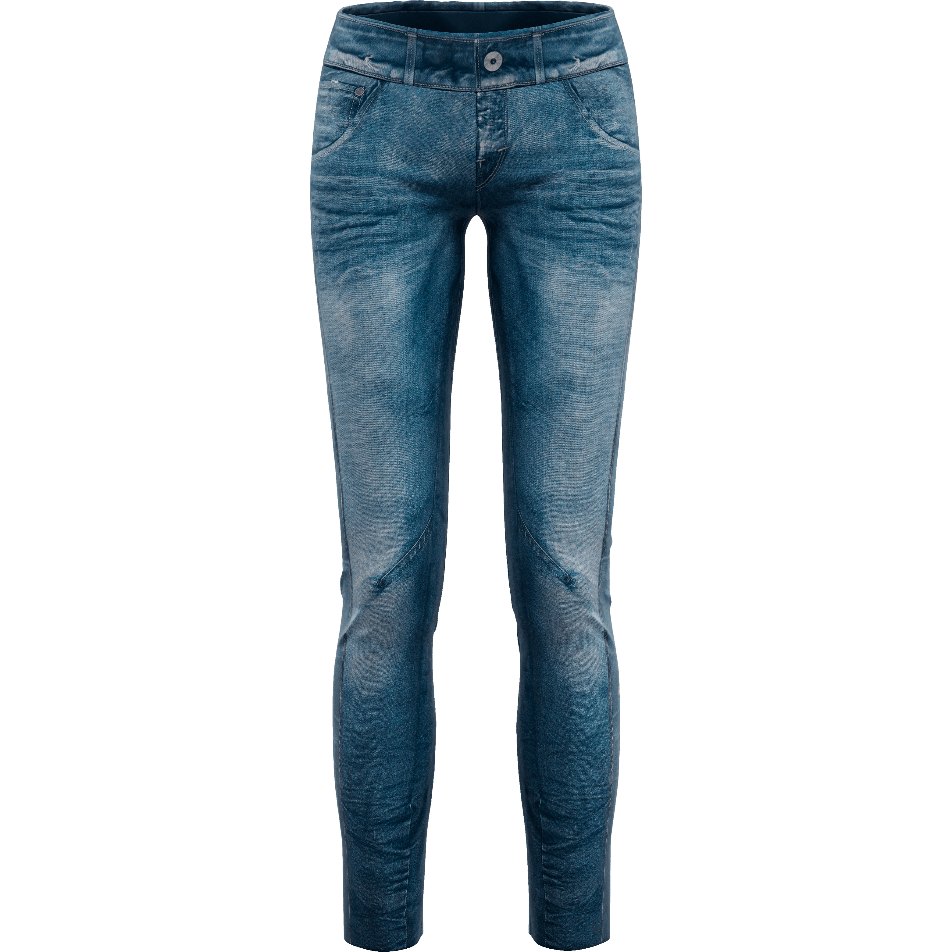 Crazy W Wonder Magic Pant Winter Apparel - Winter Apparel Womens Softshell Bottom Crazy Small Print Light Jeans/Blue