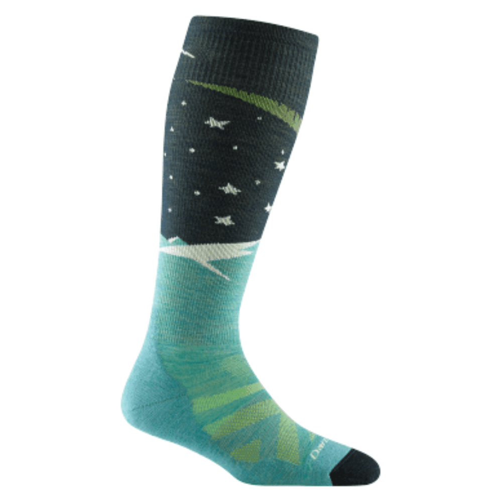 Darn Tough Aurora Over-The-Calf Lightweight With Cushion Socks Winter Apparel - Socks Darn Tough Small aqua