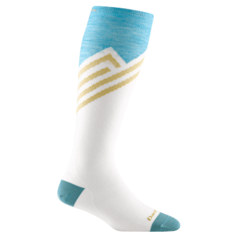Darn Tough Peaks RFL Over-The-Calf Ultra-Lightweight Socks Winter Apparel - Socks Darn Tough Small white