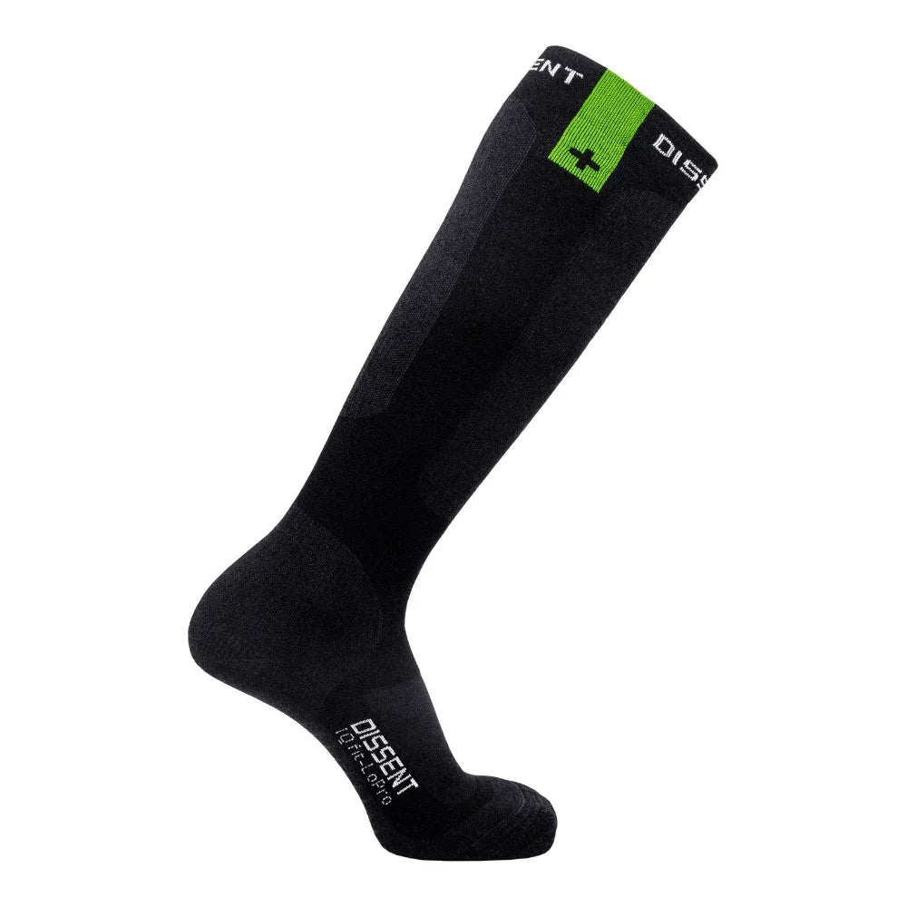 Dissent IQ Fit- LoPro Padded Merino Socks Winter Apparel - Socks Dissent XSmall