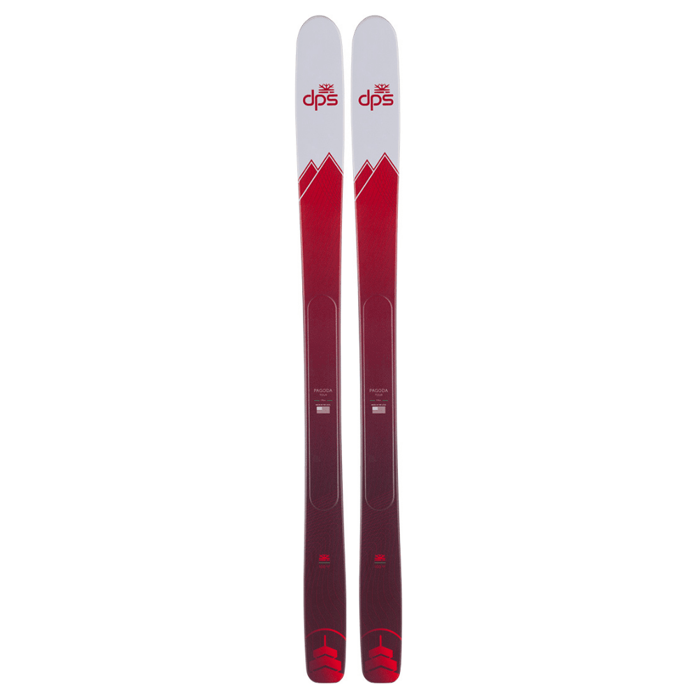 DPS Pagoda Tour 100 RP Ski (23/24) Skis - Touring Skis - All Mountain - Mens DPS 153 Deep Red
