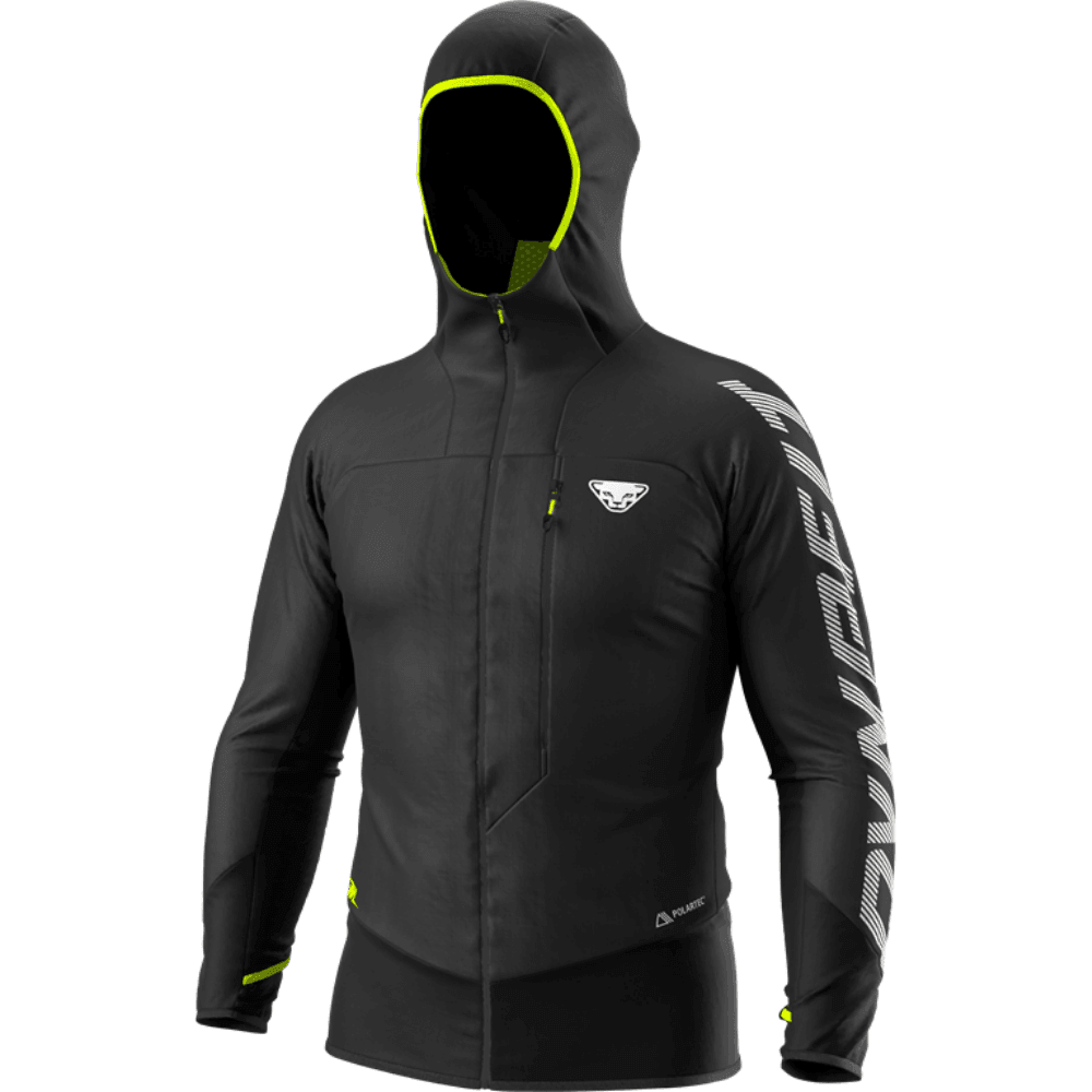 Dynafit M DNA Polartec Alpha Jacket (2023) Winter Apparel - Winter Apparel Mens Insulated Top Dynafit XSmall Black Out Neon Yellow