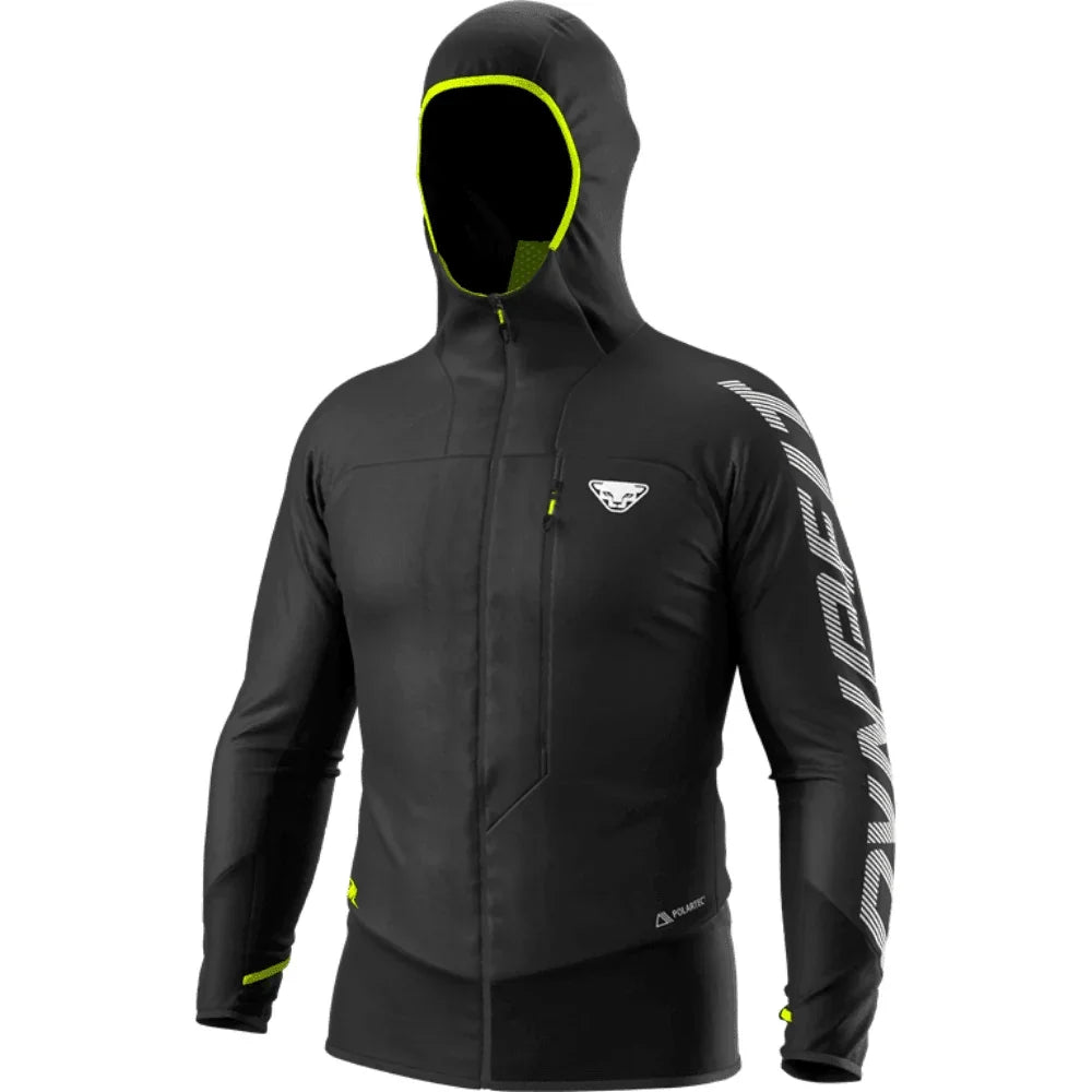 Dynafit M DNA Polartec Alpha Jacket (2023) Winter Apparel - Winter Apparel Mens Insulated Top Dynafit XSmall Black Out Neon Yellow