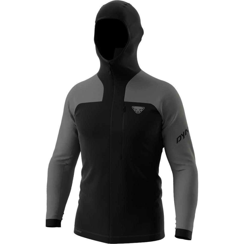 Dynafit M Speed Polartec Hooded Fleece Winter Apparel - Winter Apparel Mens Base Layer Top Dynafit XSmall Quiet Shade Melange