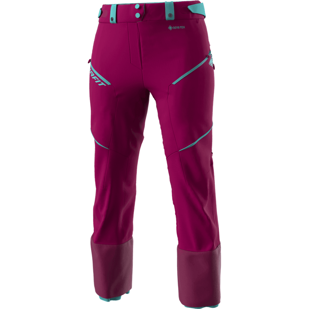 Dynafit W Radical 2 Gtx Pant (2023) Winter Apparel - Winter Apparel Womens Hardshell Bottom Dynafit XSmall Beet Red