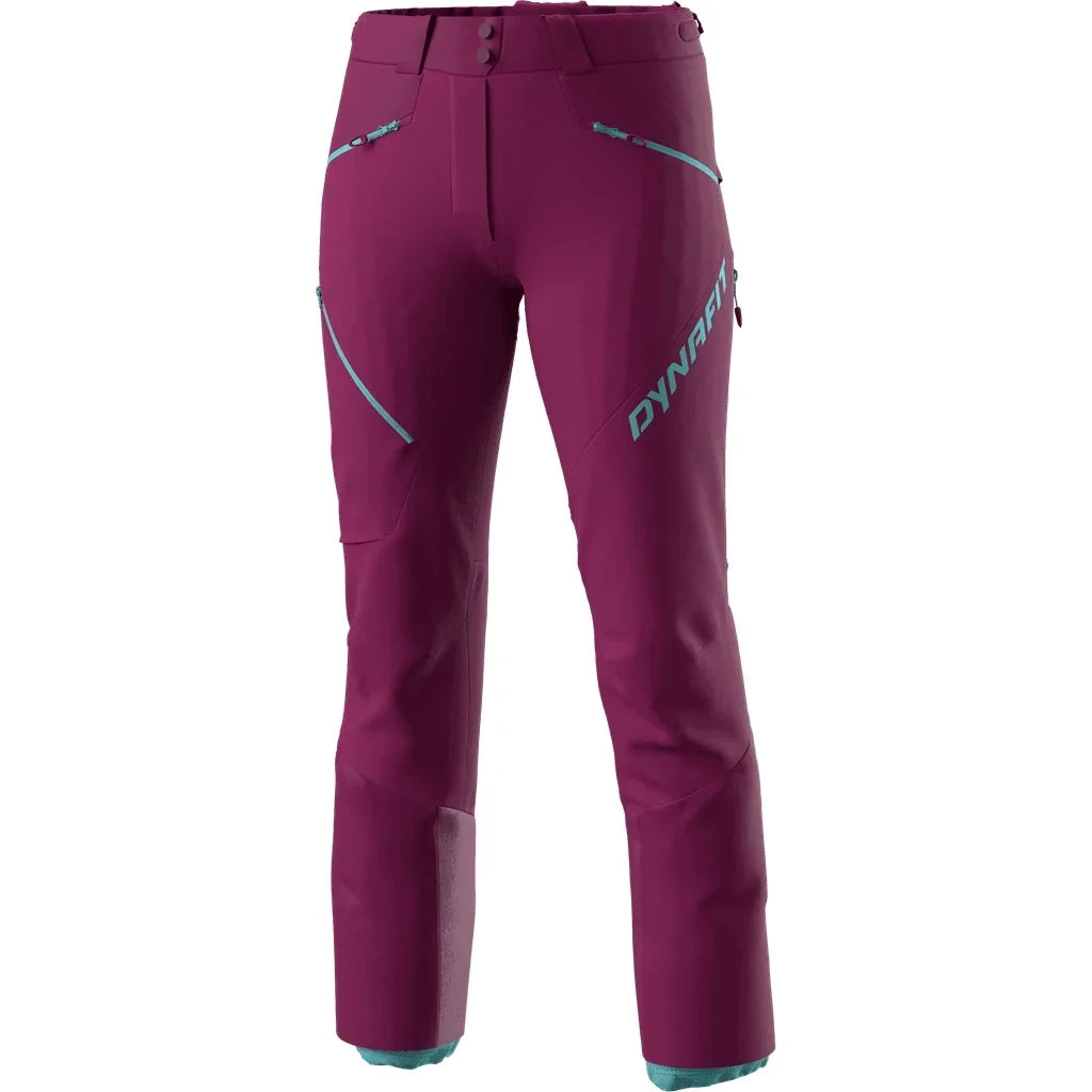 Dynafit W Radical Infinium Hybrid Pant Winter Apparel - Winter Apparel Womens Hardshell Bottom Dynafit XSmall Beet Red