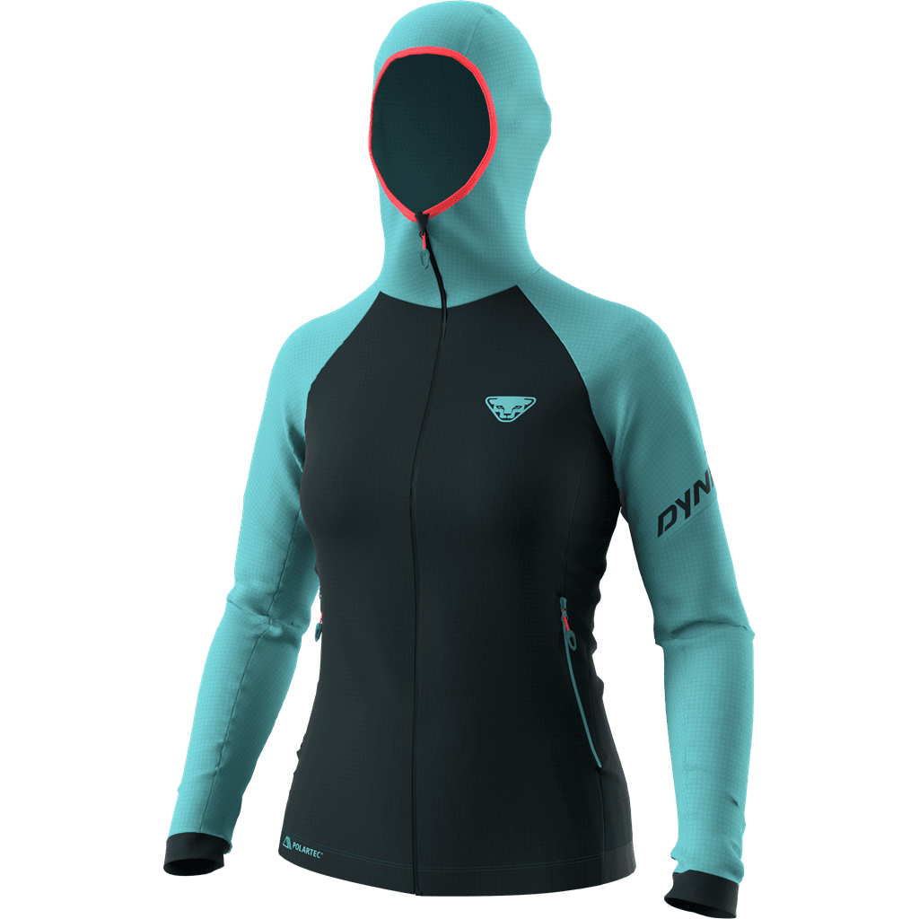 Dynafit W Speed Polartec Hooded Fleece Winter Apparel - Winter Apparel Womens Base Layer Top Dynafit Small Marine Blue/Blueberry