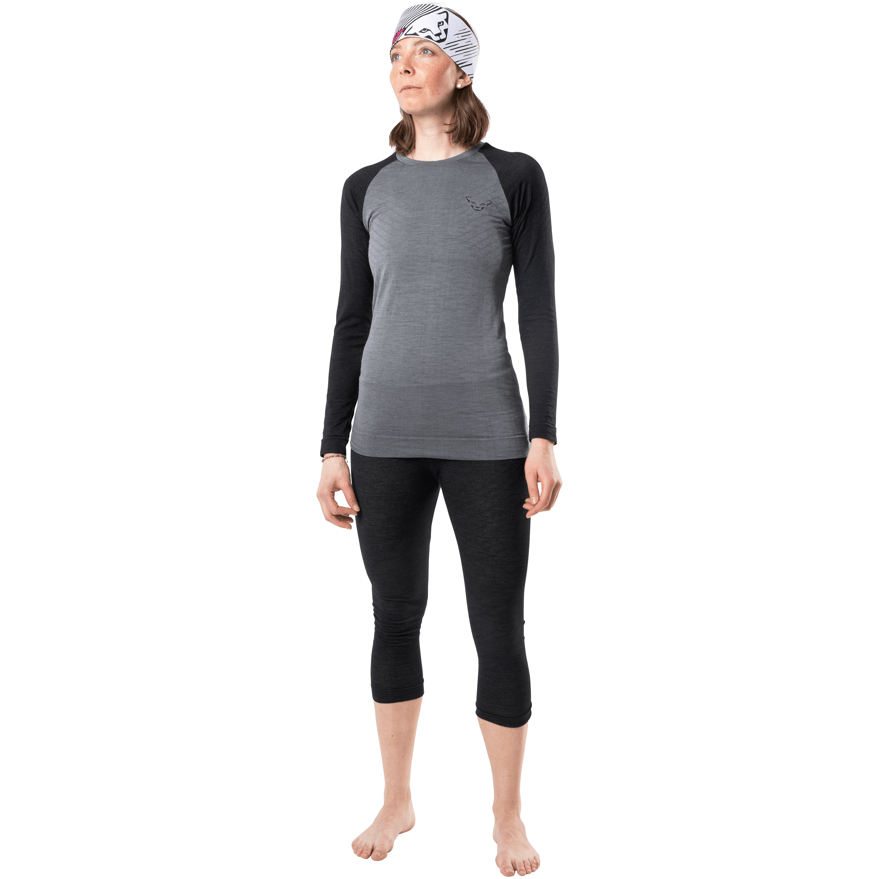 Dynafit W Tour Light Merino 3/4 Tight Winter Apparel - Winter Apparel Womens Base Layer Bottom Dynafit