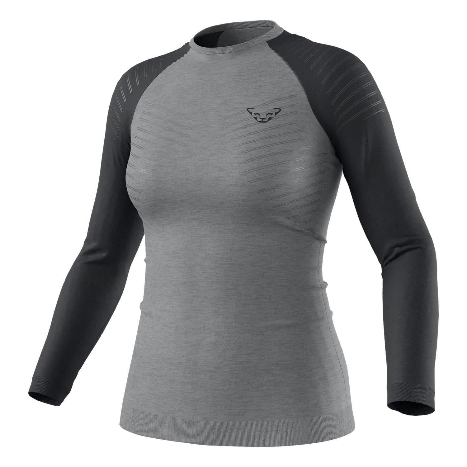Dynafit W Tour Light Merino Long Sleeve Tee Winter Apparel - Winter Apparel Womens Base Layer Top Dynafit XSmall Black Out