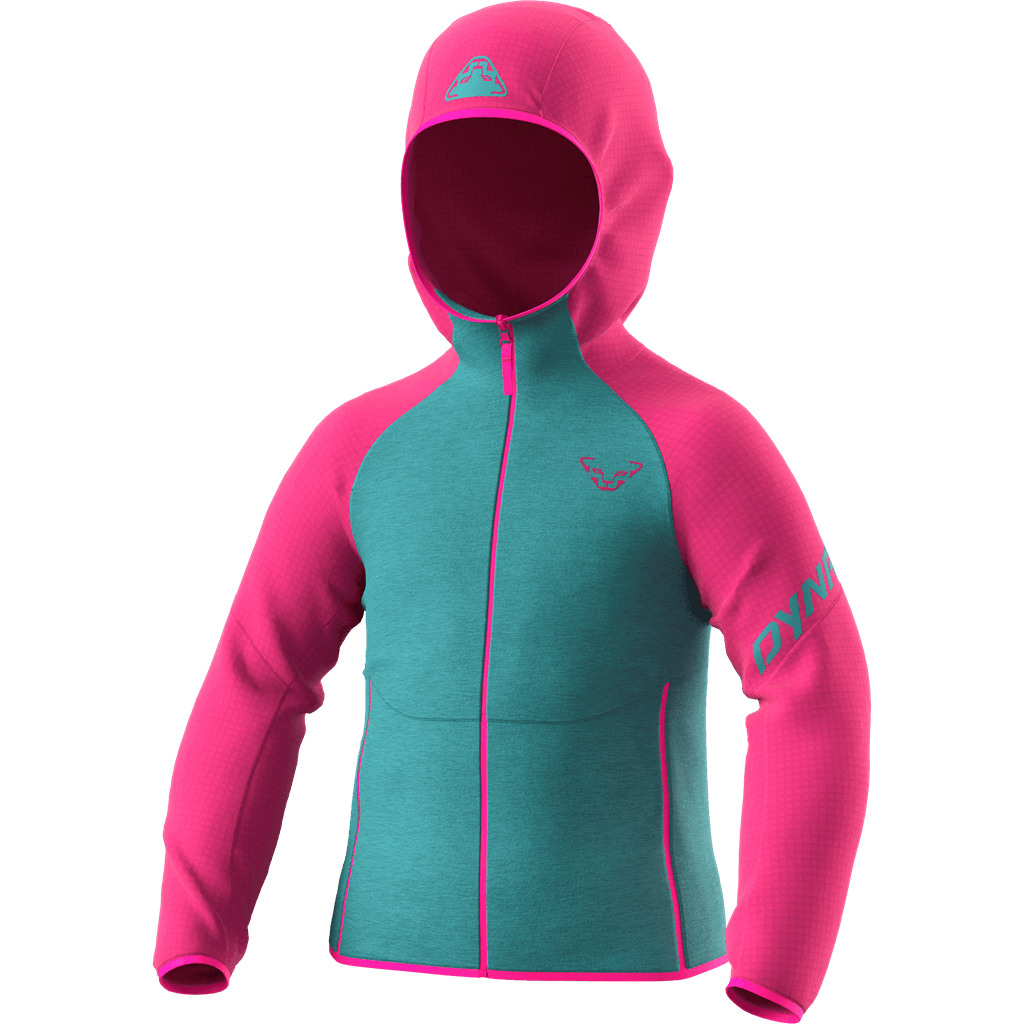 Dynafit Youngstar Polartec Hooded Jacket Kids Kids Winter Apparel Dynafit Small Flamingo