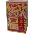 Farm To Summit Dehydrated Drinks Food Farm To Summit Coconut Milk Latte