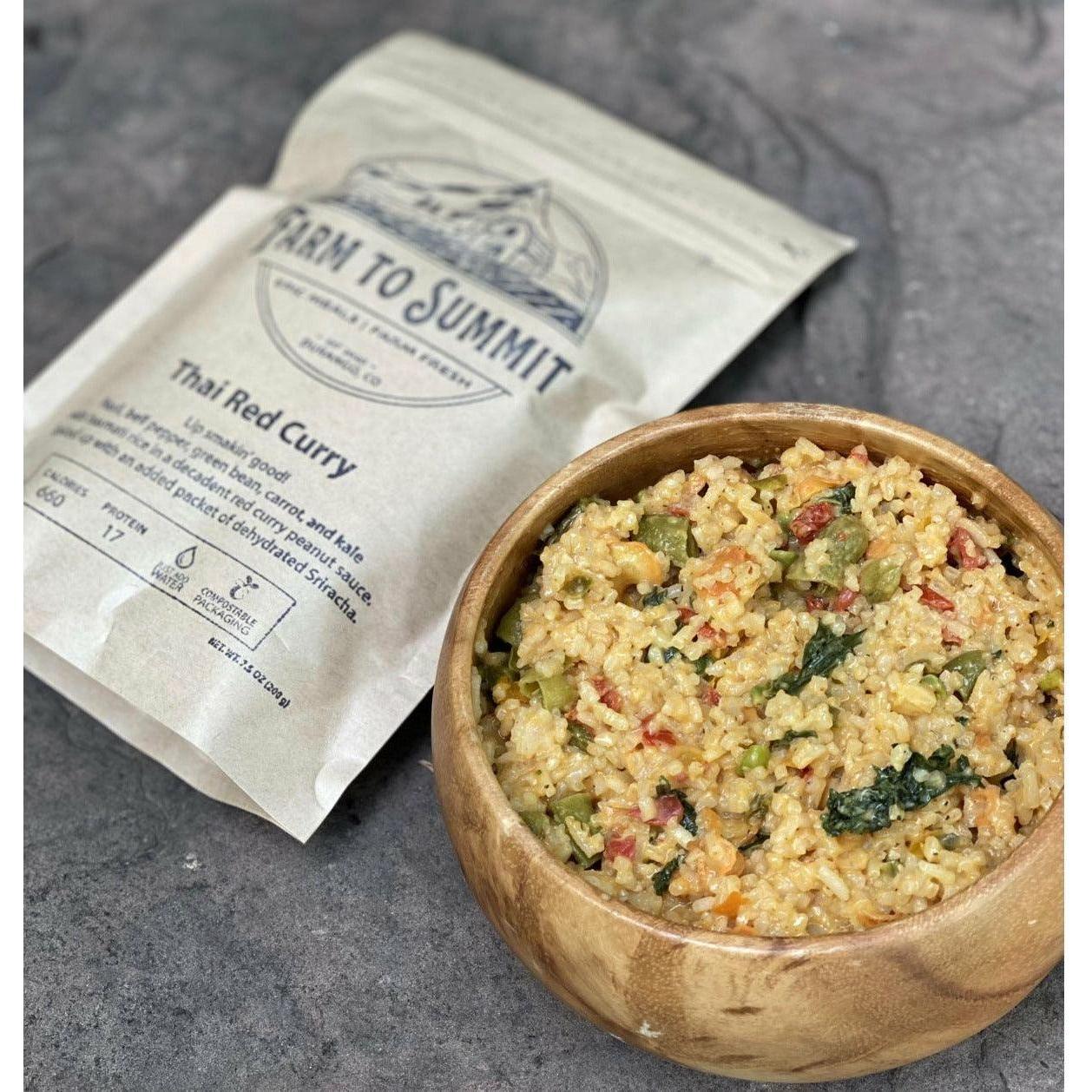 Farm To Summit Dehydrated Meals Summer Gear - Camp Accessories Farm To Summit Thai Red Curry