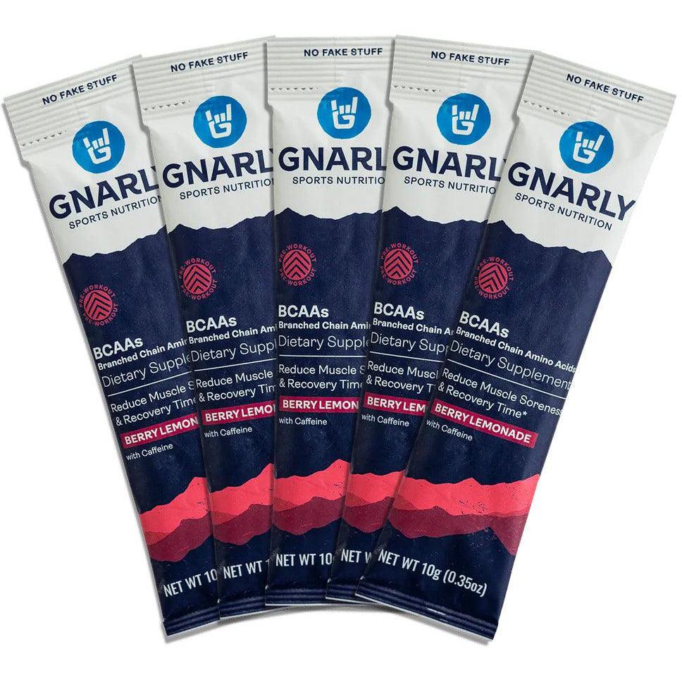 Gnarly BCAAs Dietary Supplement Cycling Accessories - Food Gnarly Berry Lemonade w/Caffeine (Single)