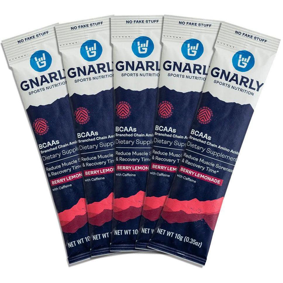 Gnarly BCAAs Dietary Supplement Cycling Accessories - Food Gnarly Berry Lemonade w/Caffeine (Single)
