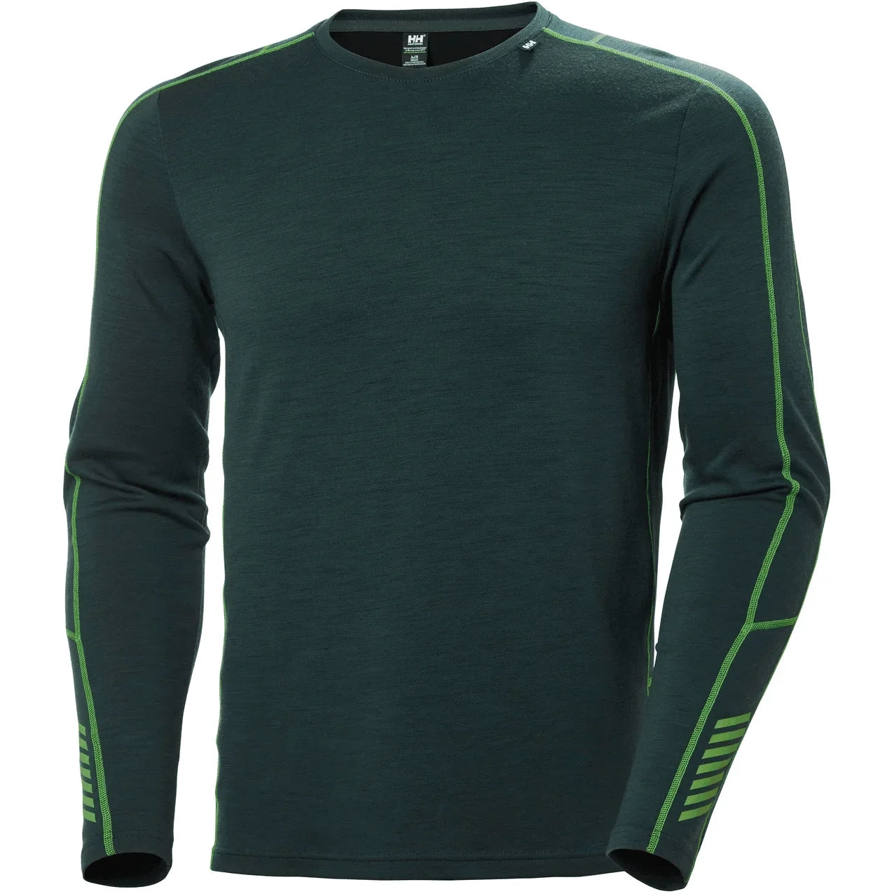 Helly Hansen M Lifa Merino Lightweight Crew Winter Apparel - Winter Apparel Mens Base Layer Top Helly Hansen Small Darkest Spruce