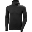 Helly Hansen M Lifa Merino Midweight Hoodie Winter Apparel - Winter Apparel Mens Mid Layer Top Helly Hansen Small Black