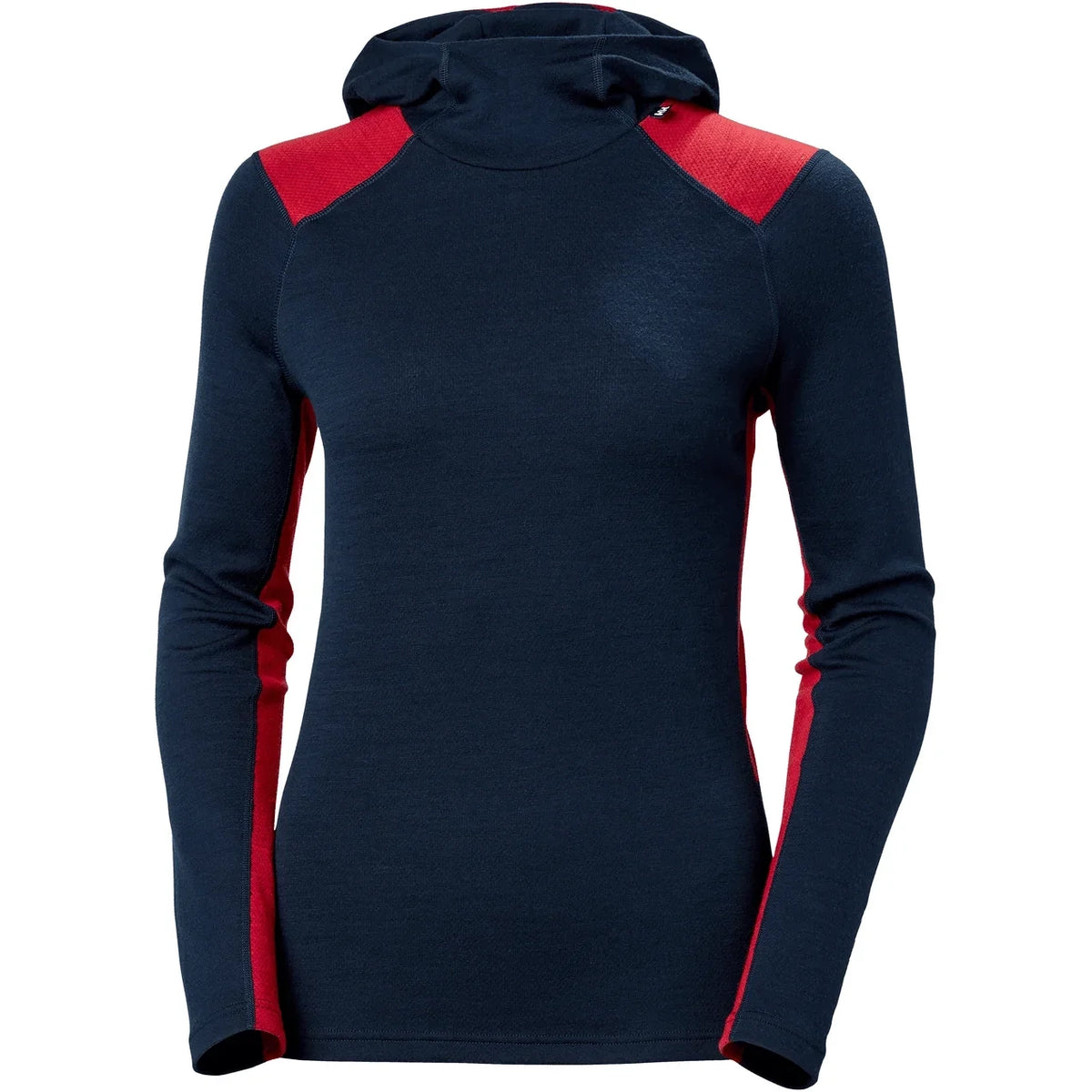 Helly Hansen W Lifa Merino Midweight Hoodie Winter Apparel - Winter Apparel Womens Base Layer Top Helly Hansen XSmall Navy