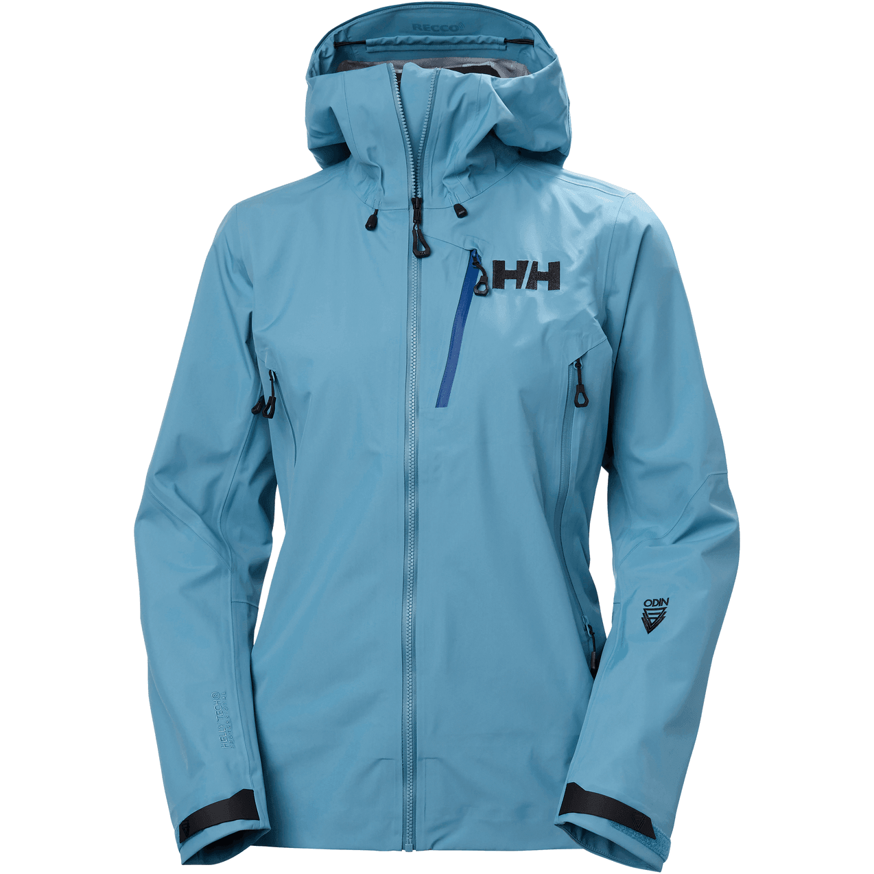 Helly Hansen W Odin 9 Worlds 2.0 Jacket Winter Apparel - Winter Apparel Womens Hardshell Top Helly Hansen XSmall Blue Fog