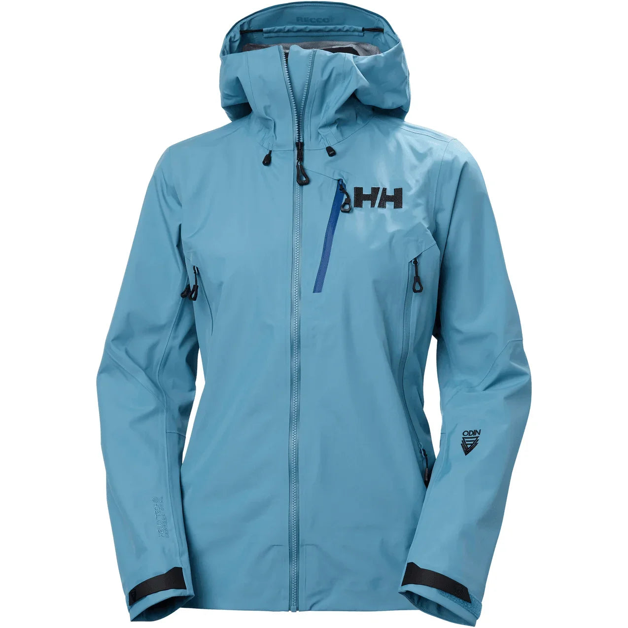 Helly Hansen W Odin 9 Worlds 2.0 Jacket Winter Apparel - Winter Apparel Womens Hardshell Top Helly Hansen XSmall Blue Fog