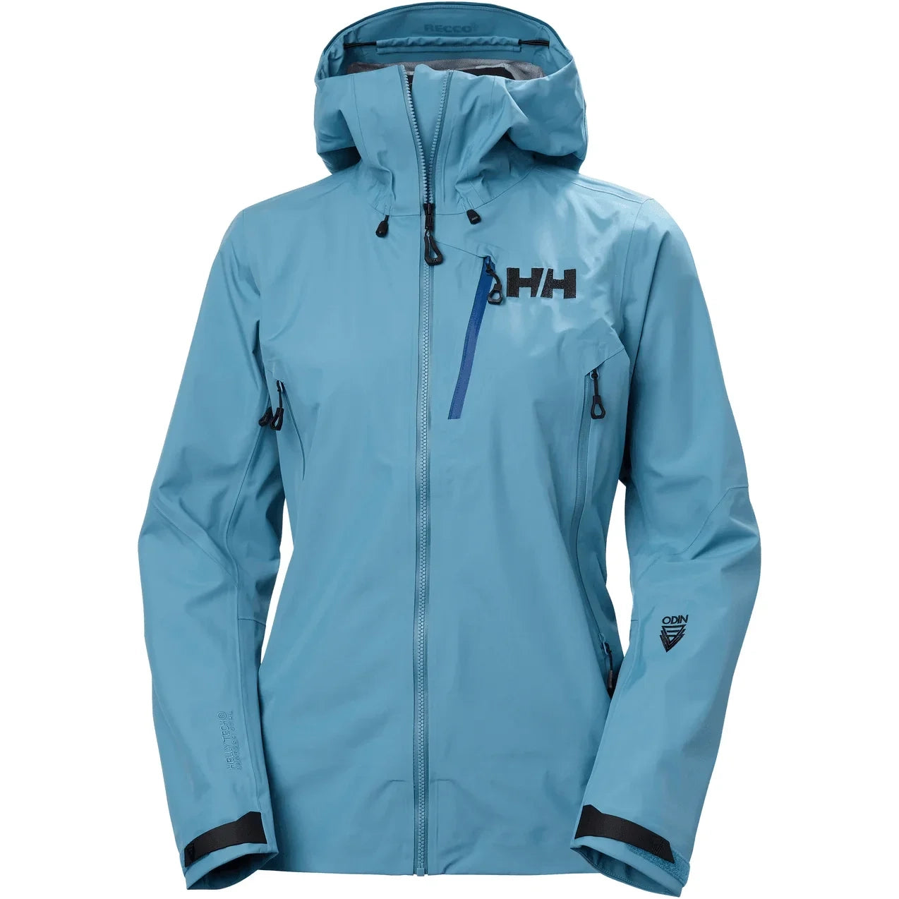 Helly Hansen W Odin 9 Worlds 2.0 Jacket Winter Apparel - Winter Apparel Womens Hardshell Top Helly Hansen XSmall Blue Fog