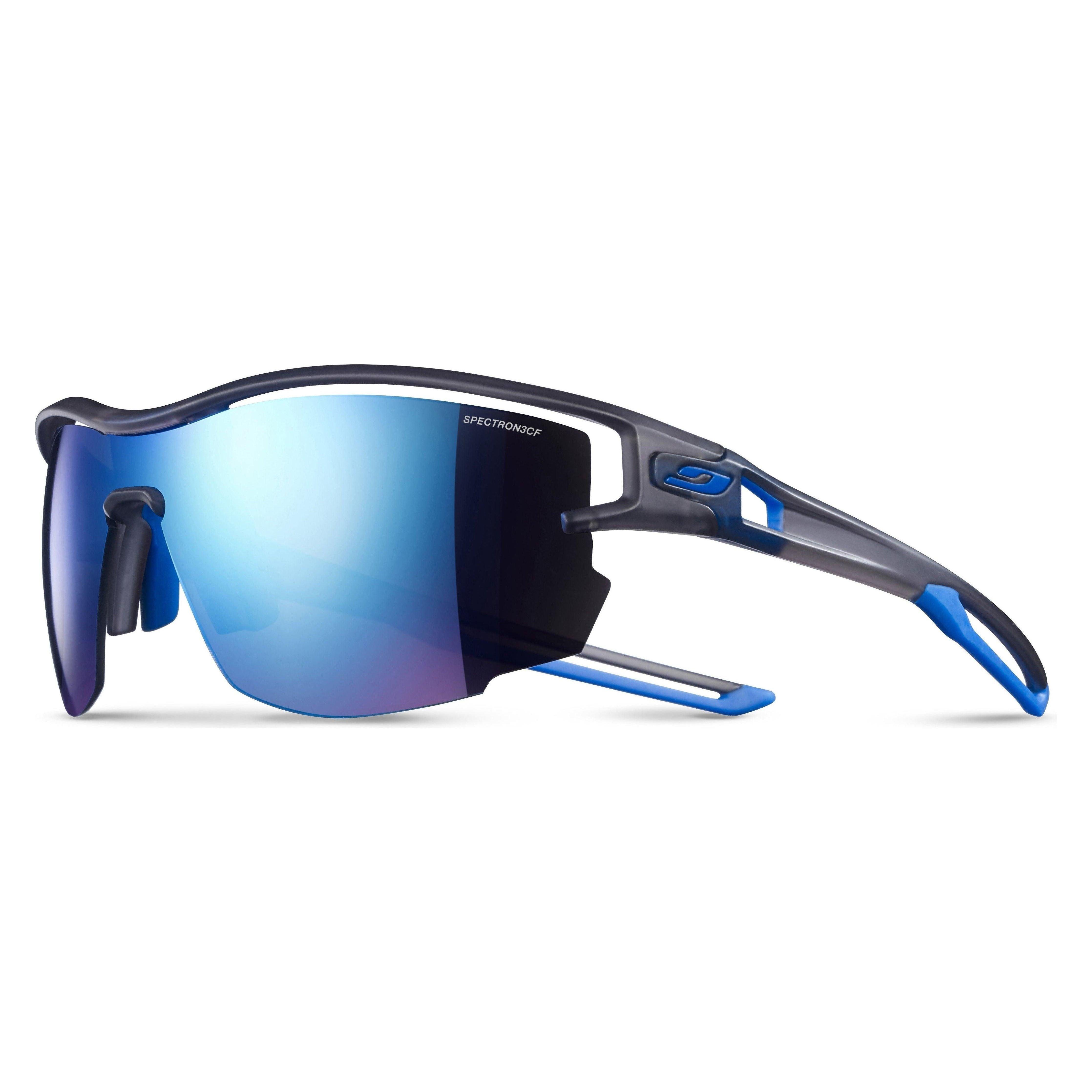 Julbo Aero Sunglasses Eyewear - Sunglasses Julbo Translucent Grey/Blue Spectron 3