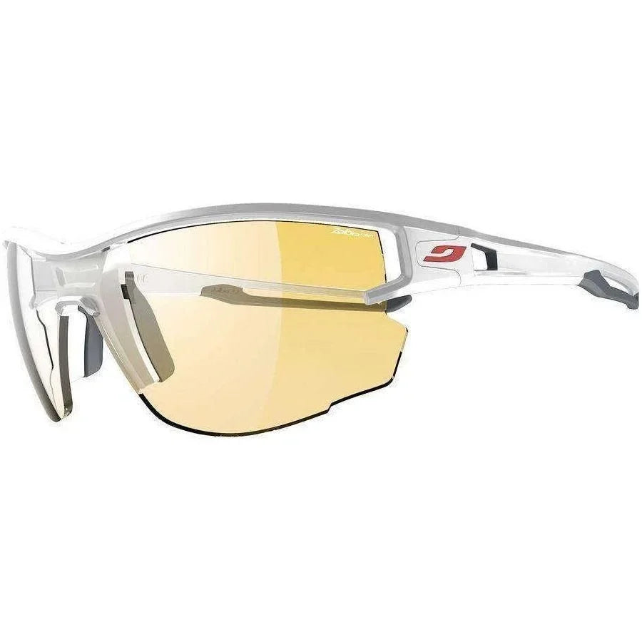 Julbo Aero Sunglasses Eyewear - Sunglasses Julbo White/Grey REACTIV Performance 1-3