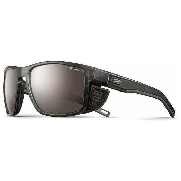 Julbo Shield Sunglasses Eyewear - Sunglasses Julbo Transluscent Black/Black/Gun Spectron 4
