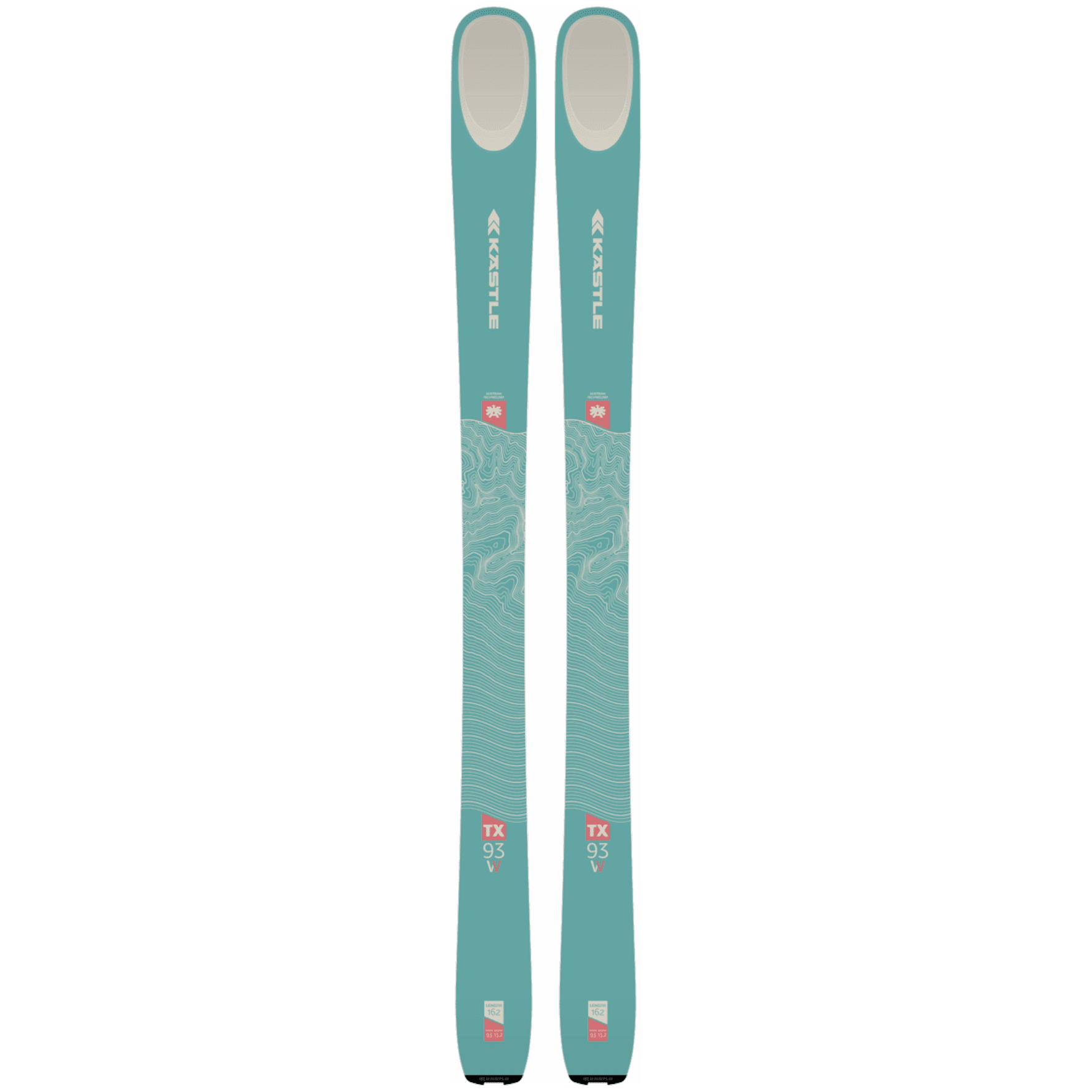 Kastle TX93 W Alpine Touring Ski (2024) Skis - Touring Skis - All Mountain - Womens Kastle 154