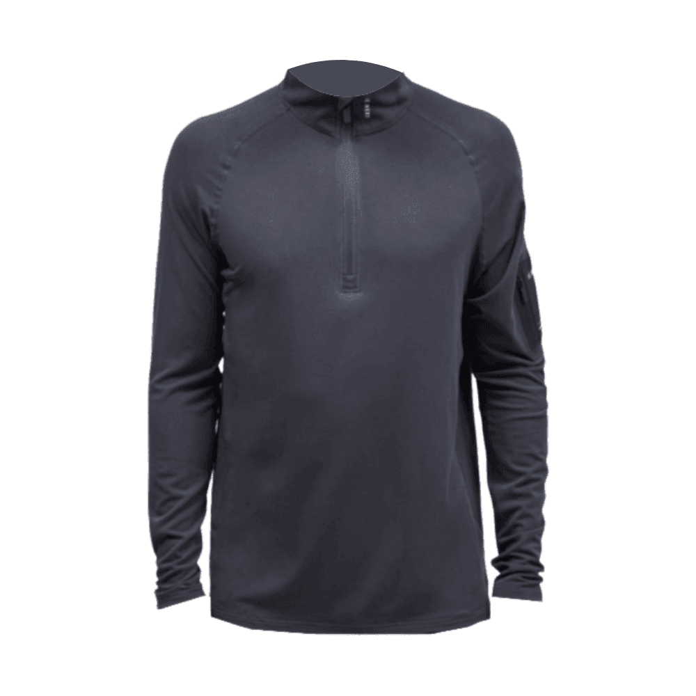 Le Bent M Core 260 1/4 Zip Winter Apparel - Winter Apparel Mens Base Layer Top Le Bent Dark Cloud Small