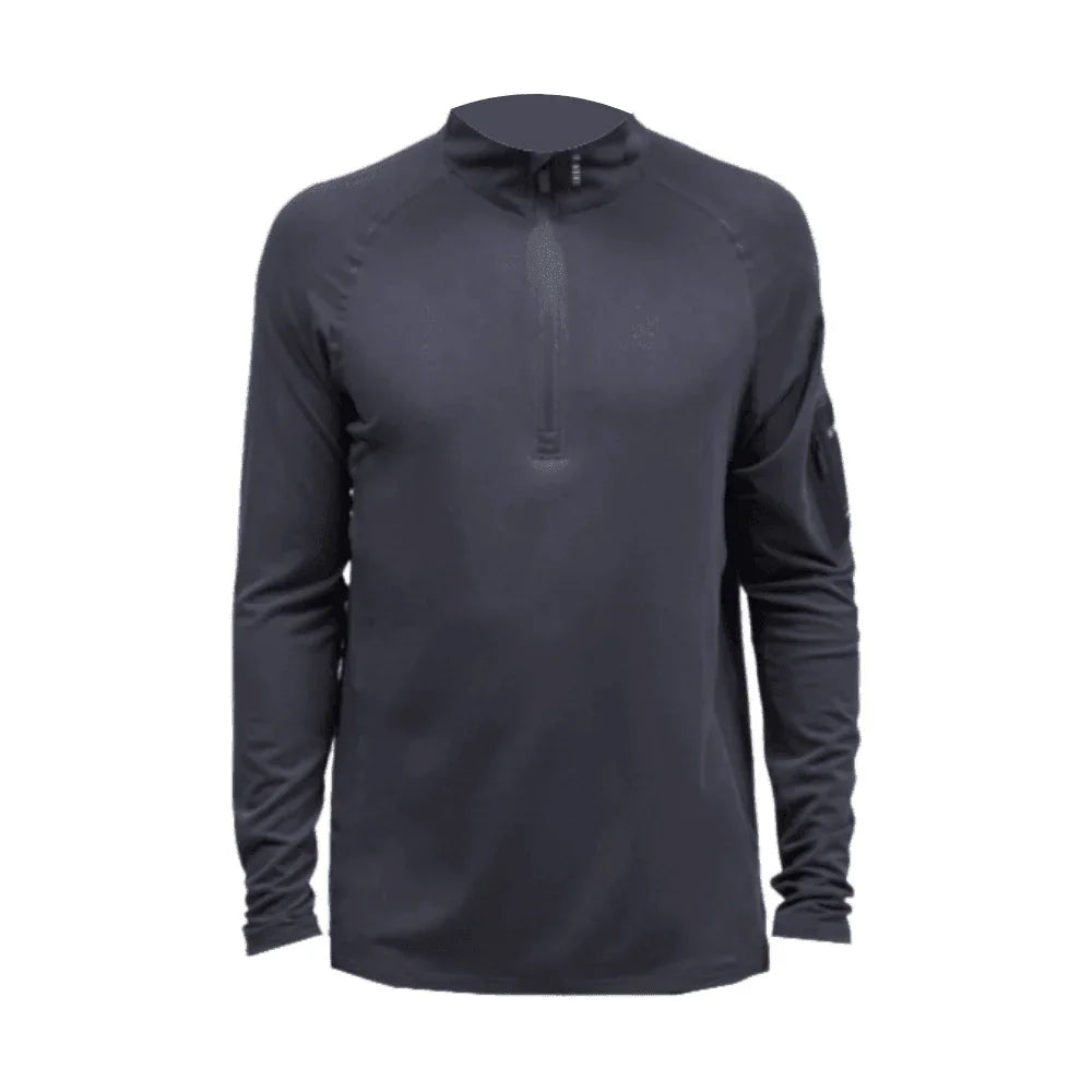 Le Bent M Core 260 1/4 Zip Winter Apparel - Winter Apparel Mens Base Layer Top Le Bent Dark Cloud Small