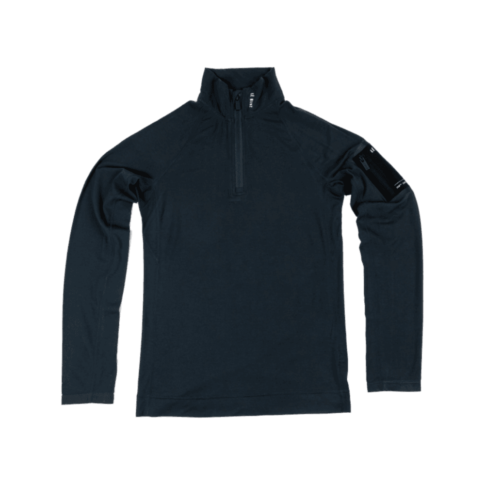Le Bent W Core 260 1/4 Zip Winter Apparel - Winter Apparel Womens Base Layer Top Le Bent Dark Cloud Xsmall