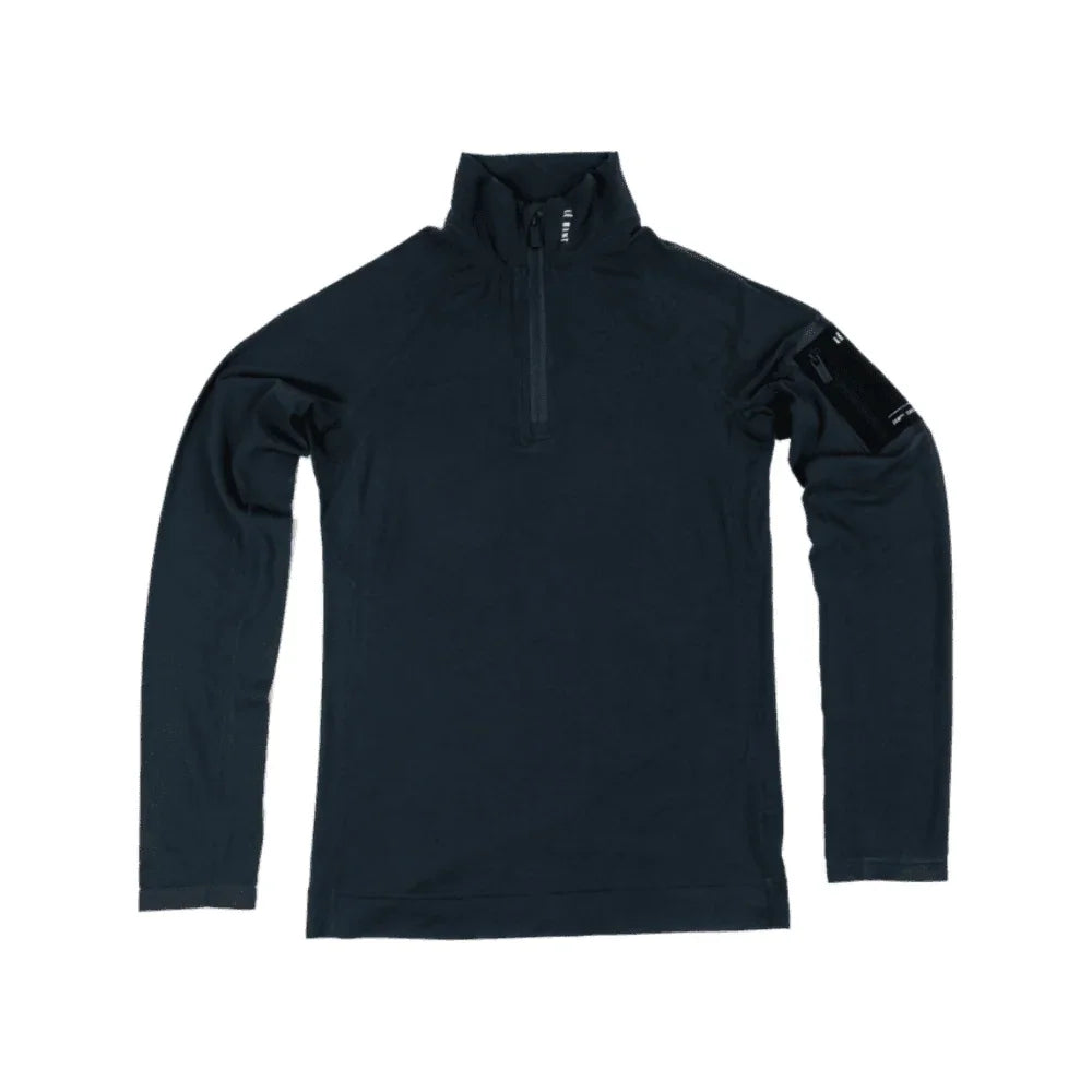 Le Bent W Core 260 1/4 Zip Winter Apparel - Winter Apparel Womens Base Layer Top Le Bent Dark Cloud Xsmall