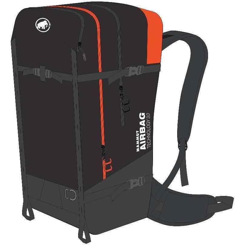 Mammut Pro 45 Removable Airbag Pack 3.0 Backpacks and Bags - Winter Pack Airbag Mammut