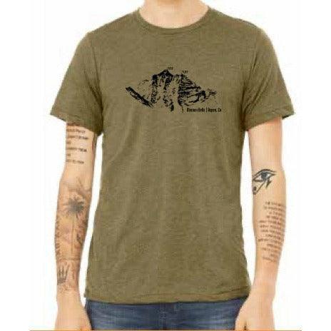 Maroon Bells T-Shirt Merch Cripple Creek Backcountry XSmall Green
