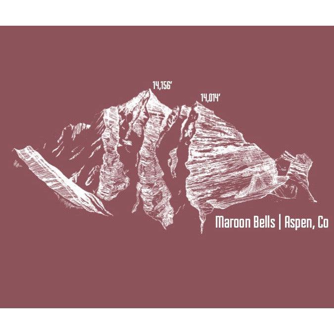 Maroon Bells W T-Shirt Merch Cripple Creek Backcountry