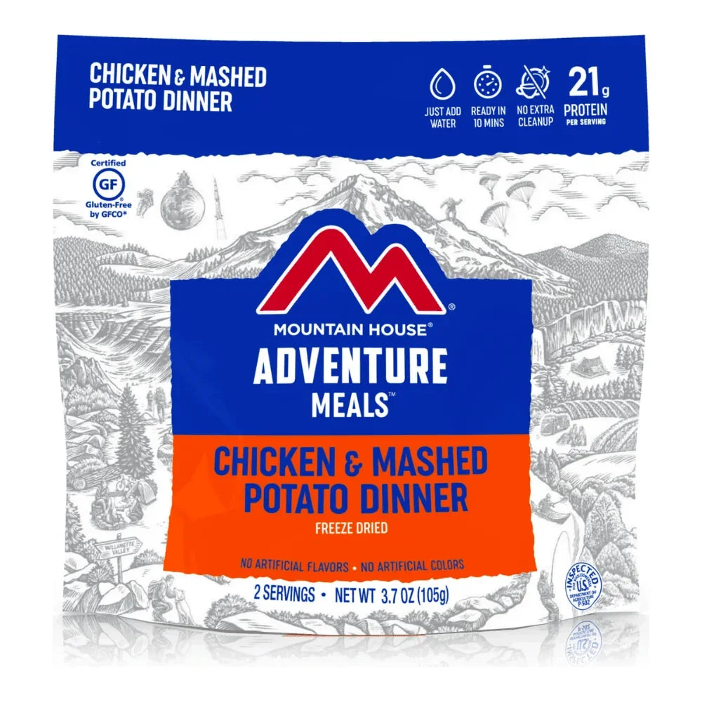 Mountain House Dried Meals Cycling Accessories - Food Mountain House Chicken and Mashed Potatoes