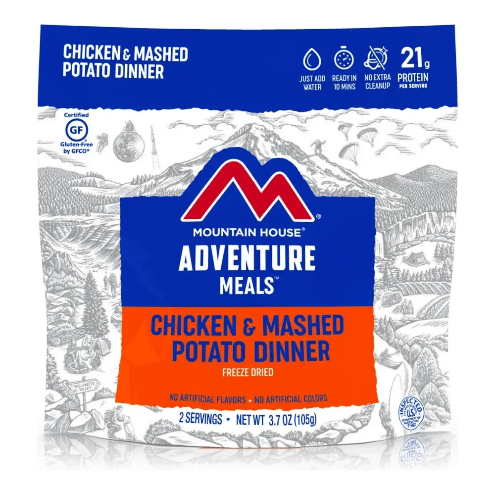 Mountain House Dried Meals Cycling Accessories - Food Mountain House Chicken and Mashed Potatoes